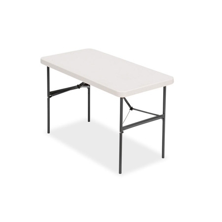 ICEBERG Rectangle IndestrucTableÂ® Commercial Folding Table, Platinum Granite - 30" x 72", 30" W, 72" L 65523