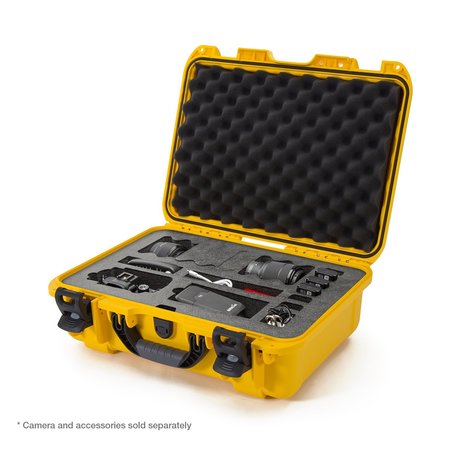 NANUK CASES Case with Foam for 1 Body DSLR, Yellow 925S-080YL-0A0-20059