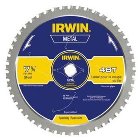 IRWIN 7-1/4", 48-Teeth Circular Saw Blade, PK5 4935555