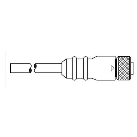 ERICSON MICRO-SYNC DUAL KEY F STR 2P 20FT PVC 72FS020F