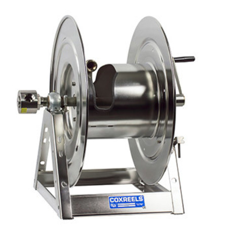 COXREELS Stainless Steel Air Motor Hose Reel 1175-6-100-A-SP