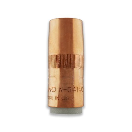 BERNARD BERNARD Copper Straight MIG Weld Nozzle N-3414C