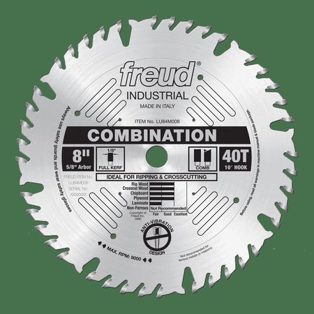 FREUD Combination Blade, 8 LU84M008