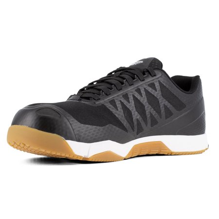 Reebok Athletic Shoe, M, 9 1/2, Black, PR RB4450