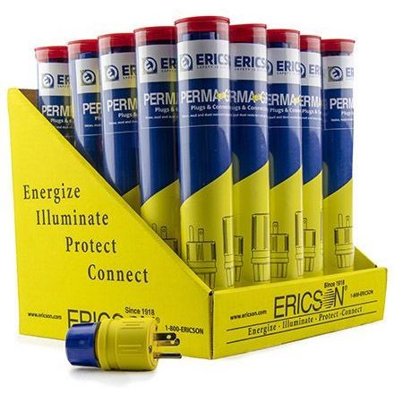 ERICSON Power Pak Pos DisplayPerma-Grip Nema 5 1447PP-25