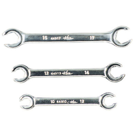 K-Tool International Metric Flare Nut Wrench Set, 3 pcs. KTI-44500