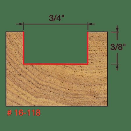 Freud Mortising Bit, 3/4" dia. 16-118
