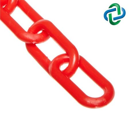 MR. CHAIN Red Plastic Chain 4"(#12,102 mm)x100 f 40005-100