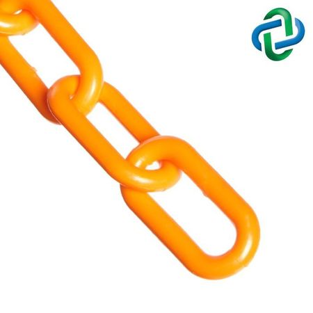 MR. CHAIN Safety Orange Plastic Chain .75"(#3, 19 00012-100