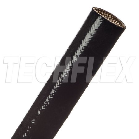 TECHFLEX Silicone Fiberglass Grade A 1" BLK SFA1.00BK