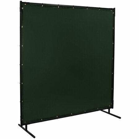 STEINER Welding Screens, 8 ft H, 8 ft W, Green 533-8X8