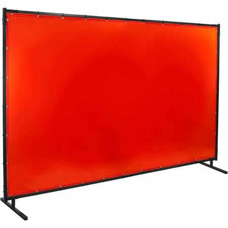 STEINER Welding Screens, 6 ft H, 10 ft W, Orange 548HD-6X10