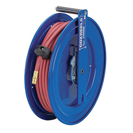 COXREELS Spring Return Hose Reel, 3/8 in Hose Dia., 50 ft Length, 300 psi SR17L-L350