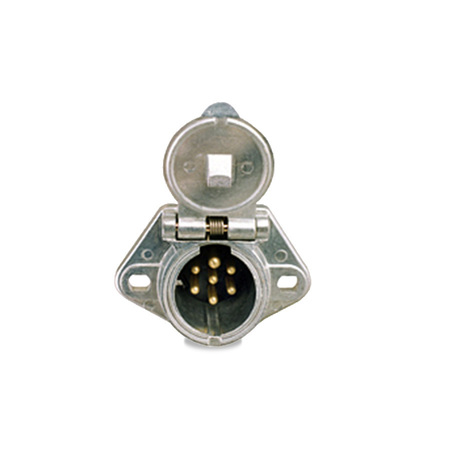 VELVAC Socket With Solid Pins, 7-Way 593083