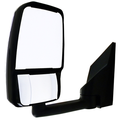 VELVAC Mirror, Left, 2020, Black, Chevy/GM Van, 96" 714559