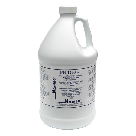 NAMCO MANUFACTURING PH-1200 Super Carpet Shampoo, 1 gal., PK4 2033-1