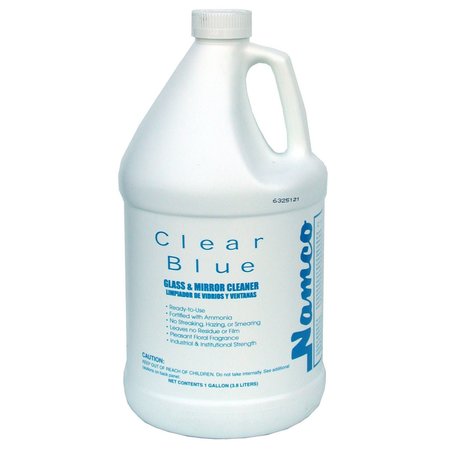 NAMCO MANUFACTURING Liquid Glass Cleaner, Clear, Blue, Jug 5026