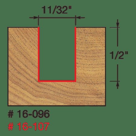 Freud Mortising Bit, 11/32" dia. 16-096