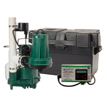 Zoeller Submersible Battery 12 V Back-Up Sump Pump System 508-0007 | Zoro