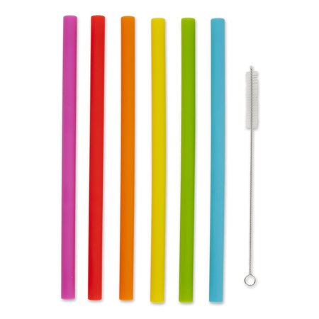 siliskin Straws 6pk - ZukaBaby