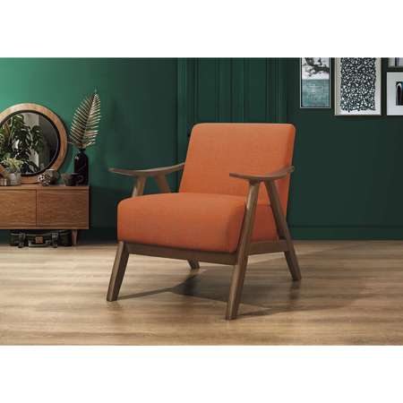 Homelegance Diana Accent Chair, Orange 1138RN-1