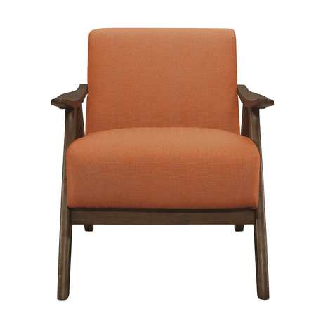 Homelegance Diana Accent Chair, Orange 1138RN-1