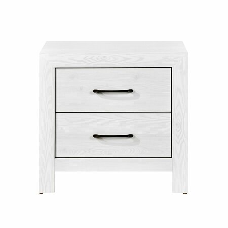 HOMELEGANCE Corbin Night Stand, White 1534WH-4