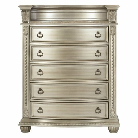 HOMELEGANCE Cavalier Dresser, Silver 1757SV-9