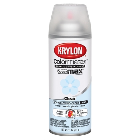 Krylon Crystal Clear Acrylic Coating Aerosol Spray, 11 oz