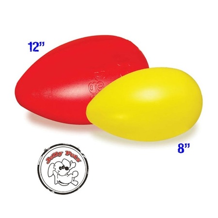 Jolly Pets - Jolly Egg Dog Toy Red / 8 in