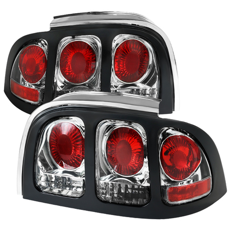Free Shipping on Spec-D 10-12 Ford Mustang Led Tail Lights-Black