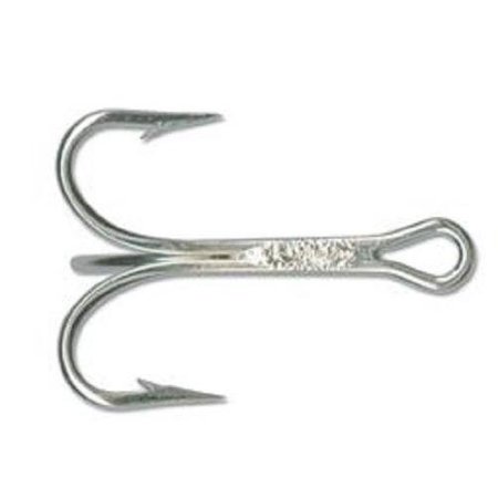 Mustad Classic Treble Hook, Size 6, 3X Strong, Ringed Eye Duratin, 225PK  3561D-DT-6-25