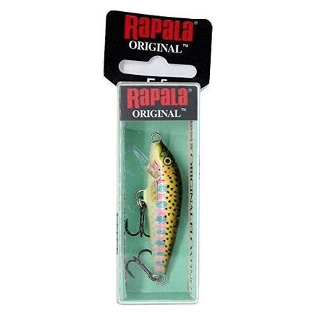 Rapala Original Floating Lure 2, 116 Oz, Rainbow Trout, Floating F05RT