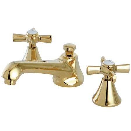 Kingston Brass KC7062BPL 8 in. Widespread Bathroom Faucet, Polished Brass