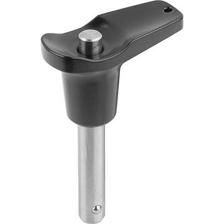 Kipp Ball lock pin, cast zinc handle K0793.102606030