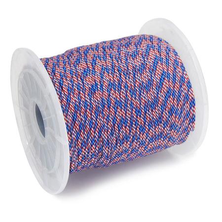 KINGCORD 5/32 in. x 400 ft. Patriot Nylon Paracord 550 Rope - Type III Mil-Spec 644781TV