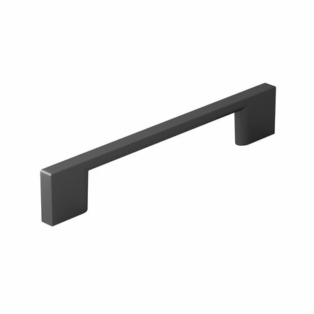 RICHELIEU HARDWARE 5 1/16 in (128 mm) Center-to-Center Matte Black Contemporary Cabinet Pull BP8160128900