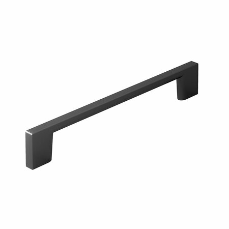 RICHELIEU HARDWARE 6 5/16 in (160 mm) Center-to-Center Matte Black Contemporary Cabinet Pull BP8160160900