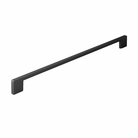 RICHELIEU HARDWARE 12 5/8 in (320 mm) Center-to-Center Matte Black Contemporary Cabinet Pull BP8160320900