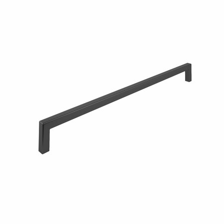 RICHELIEU HARDWARE 12 5/8 in (320 mm) Center-to-Center Matte Black Contemporary Cabinet Pull BP873320900
