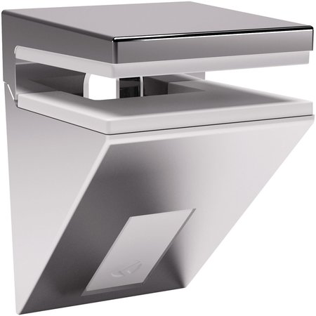 RICHELIEU Kalabrone Mini Wall Mount Shelf Support for Glass Shelves  Chrome 162280140