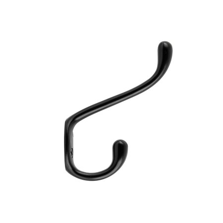 Onward 4 14inch 108 mm HeavyDuty Utility Metal Coat Hook, Black Finish 237FBV