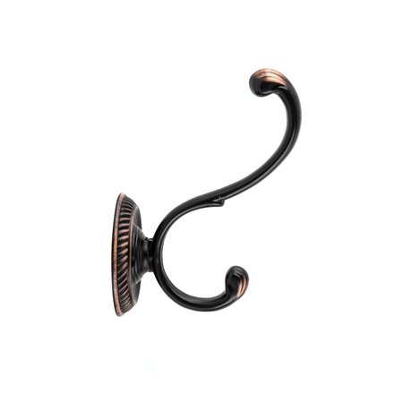 Onward 3 78inch 98 mm Classic Metal Coat Hook, Oil Rubbed Bronze Finish 238ORBV