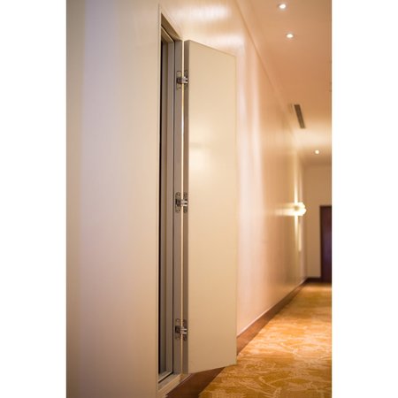 Richelieu 1inch 25 mm x 38inch 10 mm Full Mortise Concealed Hinge, Satin Chrome 420100145
