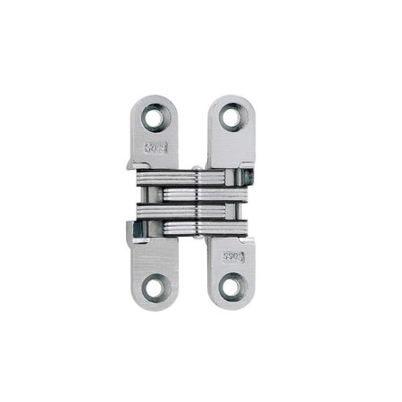 RICHELIEU 2 38inch 60 mm x 12inch 13 mm Full Mortise Concealed Hinge, Satin Chrome 420204145