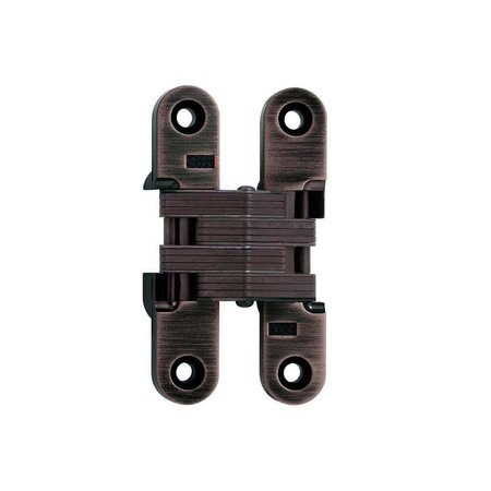 RICHELIEU 3 34inch 95 mm x 34inch 19 mm Full Mortise Concealed Hinge, OilRubbed Bronze 429212ORB