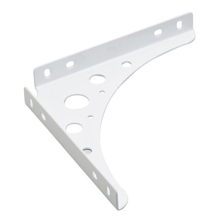 ONWARD 8 inch 203 mm Decorative Shelf Bracket, White 4979W08BC