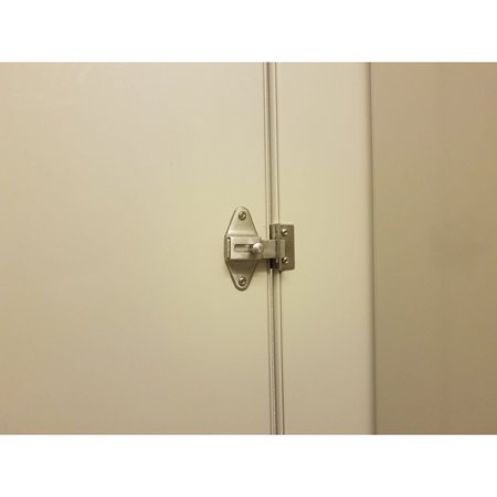 Richelieu 3 316inch 81 mm Surface Mounted Slide Latch for Bathroom Partition Door, Chrome 50200140