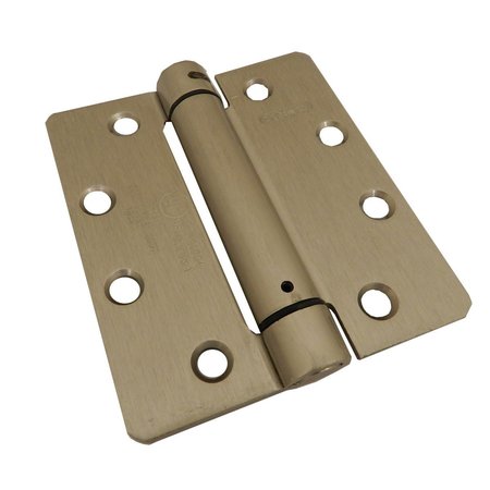 RICHELIEU 4 12inch 114 mm Full Mortise Adjustable Spring Hinge, Stainless Steel 52823SSB1
