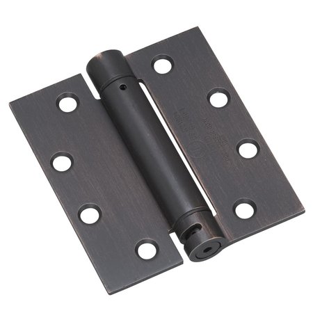 RICHELIEU 4 12inch 114 mm Full Mortise Adjustable Spring Hinge, OilRubbed Bronze 5823ORBB1